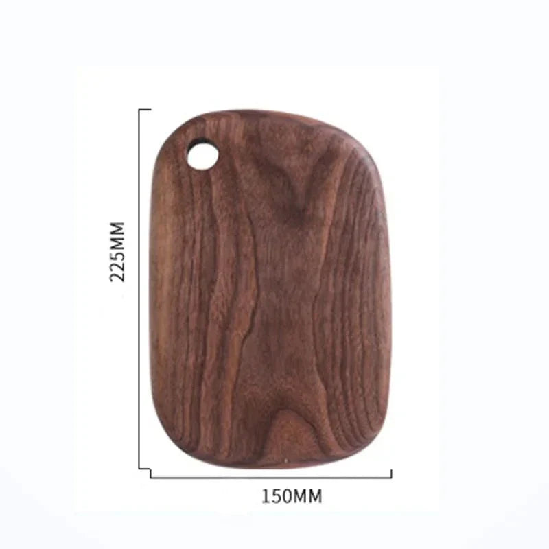Black Walnut Whole Wood Kitchen Solid Wood Rootstock Lacquerless Fruit Cutting Board With wooden cutting board Chopping board - 
