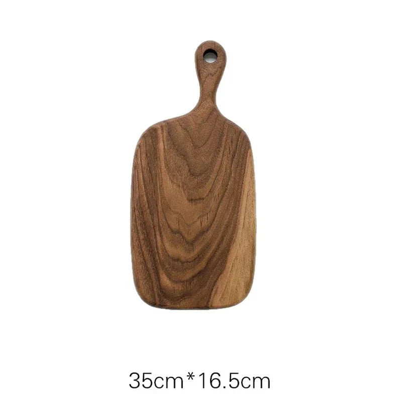 Black Walnut Whole Wood Kitchen Solid Wood Rootstock Lacquerless Fruit Cutting Board With wooden cutting board Chopping board - 