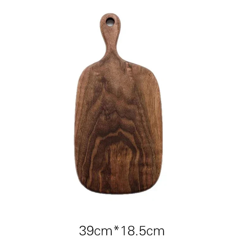 Black Walnut Whole Wood Kitchen Solid Wood Rootstock Lacquerless Fruit Cutting Board With wooden cutting board Chopping board - 