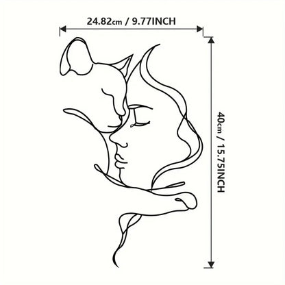 CHOOSEN ONE™ Wire Wall Art – Whimsical Animal Wall Poster - 