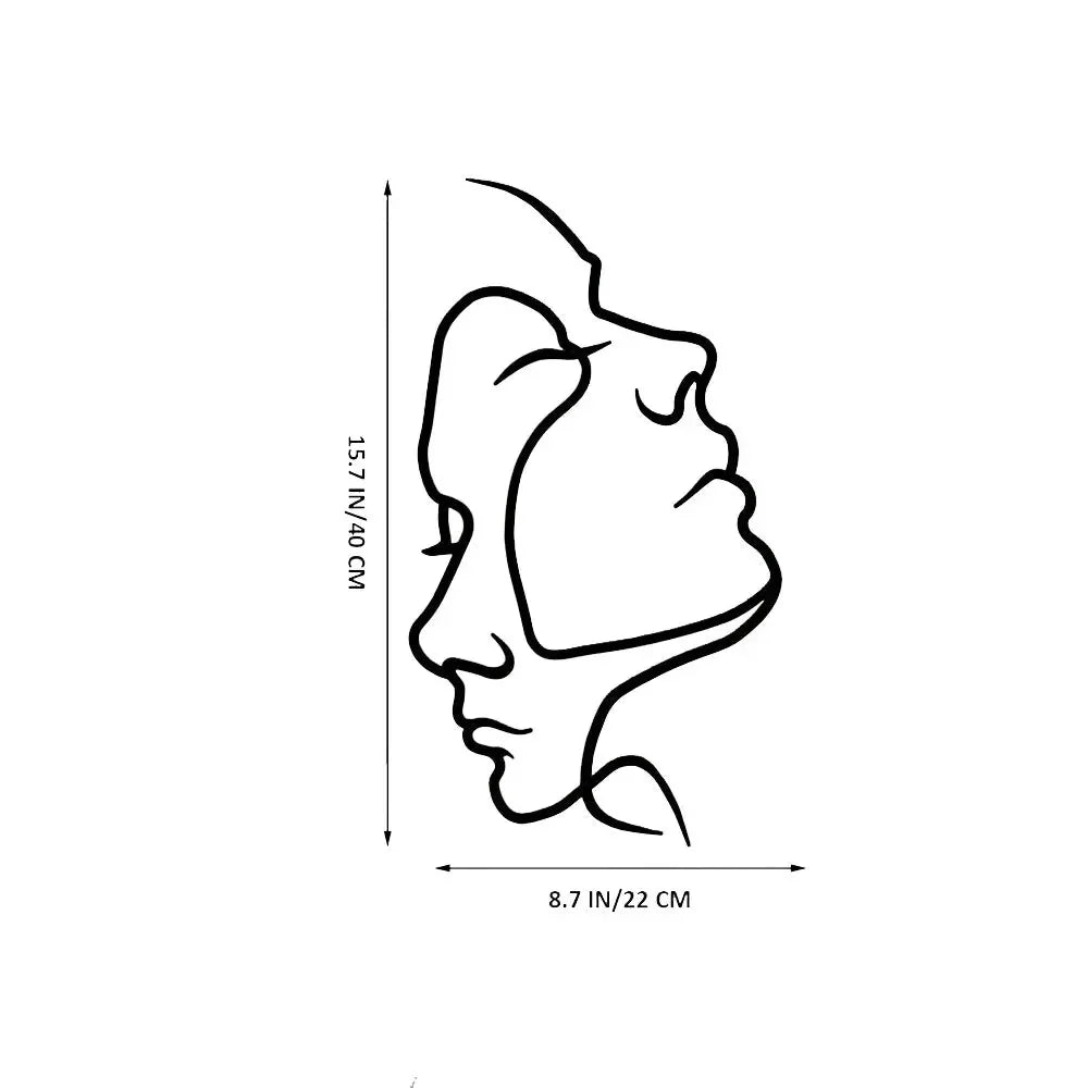CHOOSEN ONE™ Wire Wall Art – Whimsical Animal Wall Poster - 