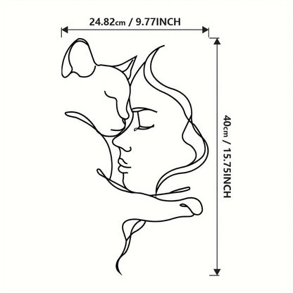 CHOOSEN ONE™ Wire Wall Art – Whimsical Animal Wall Poster - 