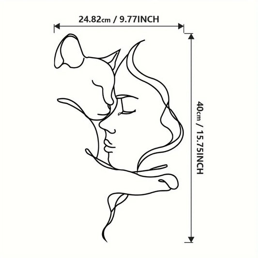 CHOOSEN ONE™ Wire Wall Art – Whimsical Animal Wall Poster - 
