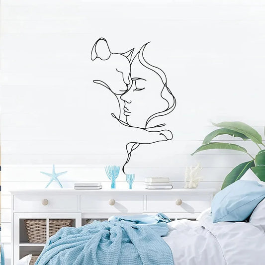 CHOOSEN ONE™ Wire Wall Art – Whimsical Animal Wall Poster - 