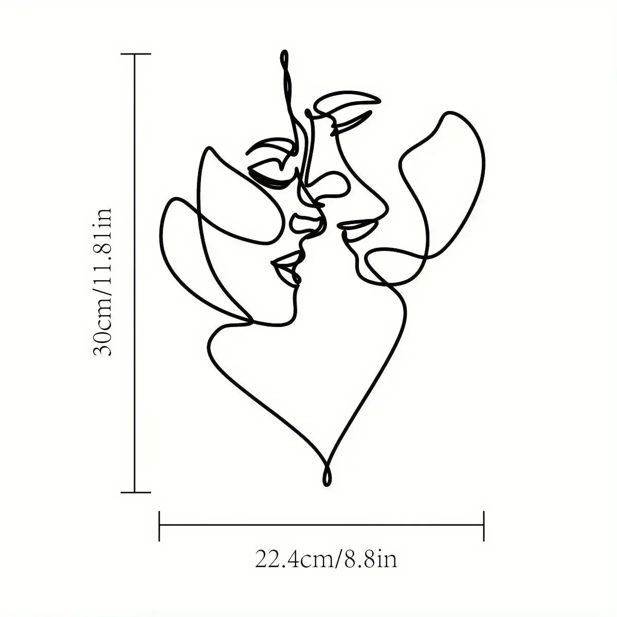 CHOOSEN ONE™ Wire Wall Art – Whimsical Animal Wall Poster - 