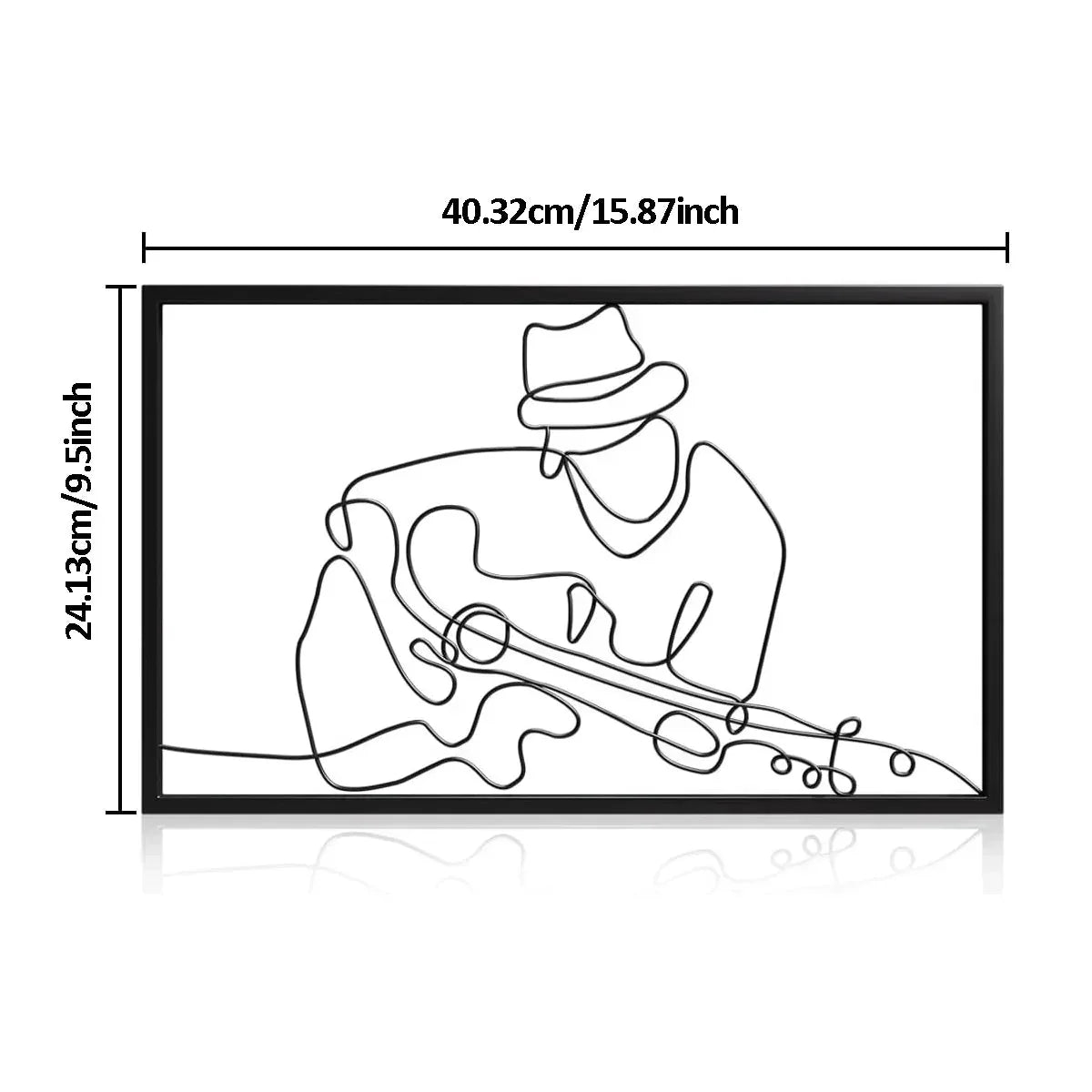 CHOOSEN ONE™ Wire Wall Art – Whimsical Animal Wall Poster - 