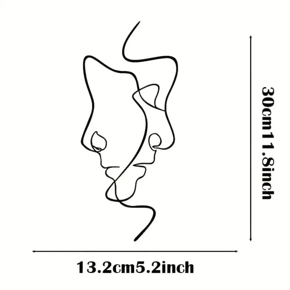 CHOOSEN ONE™ Wire Wall Art – Whimsical Animal Wall Poster - 