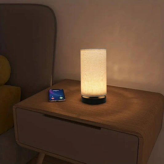 CIDRO™ USB Table Lamp – Soft Glow for Bedside or Desk - 