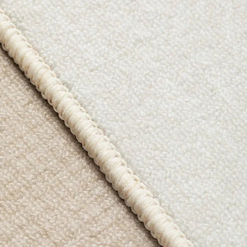 CIRCLEND™ Round Rug – Soft Textured Beige Area Carpet - 