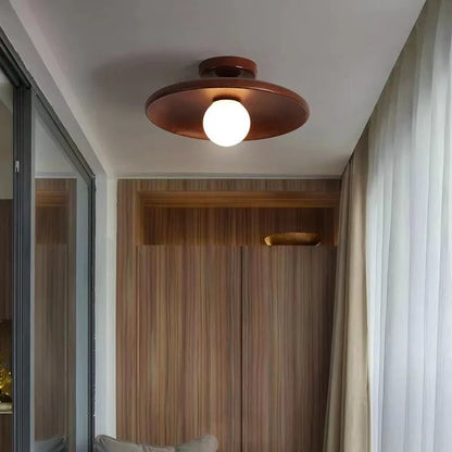 CITO™ Wood Ceiling Lamp – Nordic Flush Mount Light Fixture - 