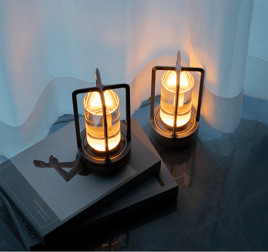CRUSON™ LED Lantern – Vintage Rechargeable Camping Night Light - 