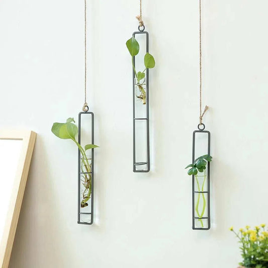CYCLE™ Wall Planter – Test Tube Vases with Vertical Mount - 