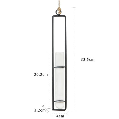 CYCLE™ Wall Planter – Test Tube Vases with Vertical Mount - 
