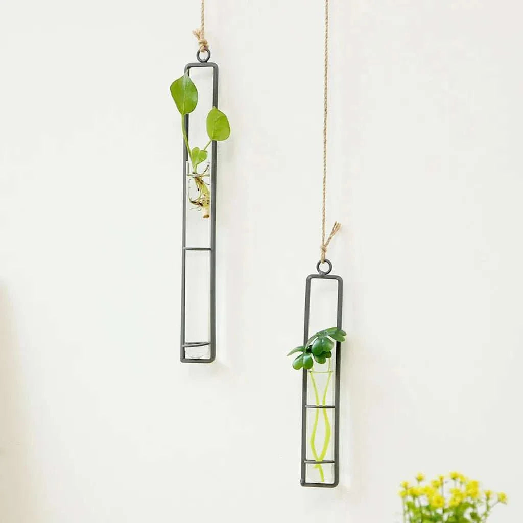 CYCLE™ Wall Planter – Test Tube Vases with Vertical Mount - 
