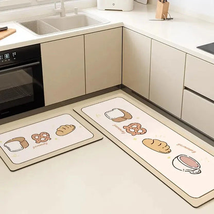 DONNY™ Absorbent Floor Mat – Soft Anti - Slip Rug - 