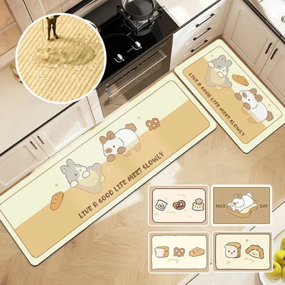 DONNY™ Absorbent Floor Mat – Soft Anti - Slip Rug - 