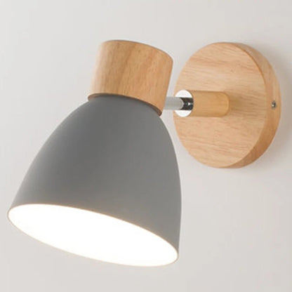 EUTER™ Wood Wall Lamp – Nordic Sconce Light with Pull Switch - 