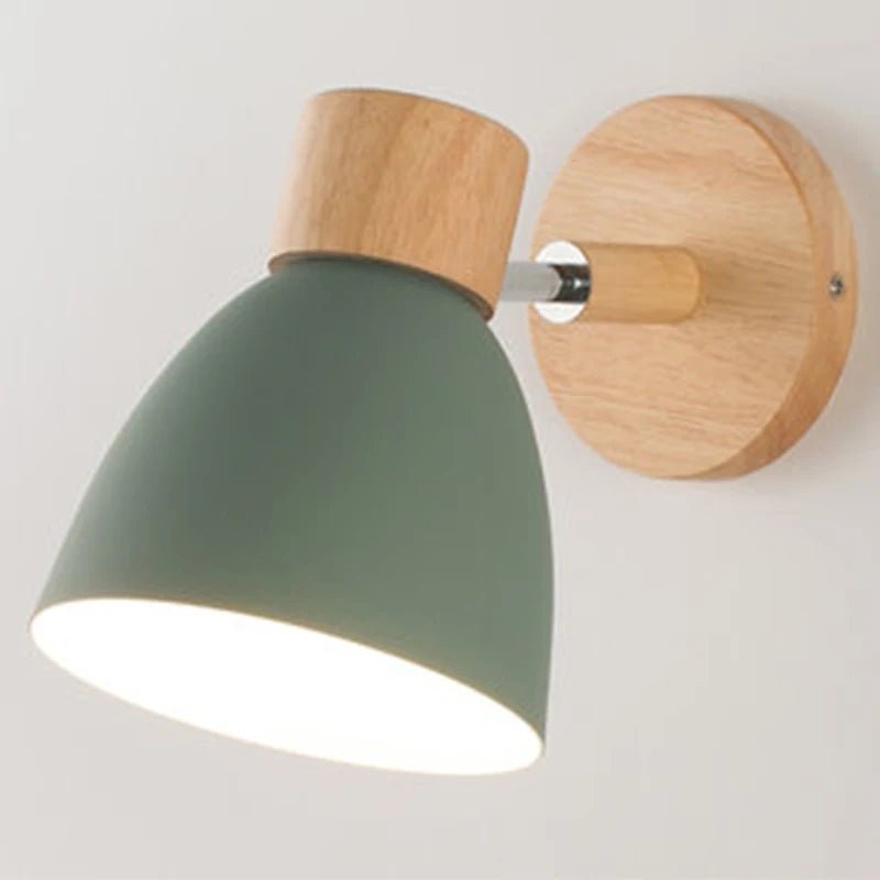 EUTER™ Wood Wall Lamp – Nordic Sconce Light with Pull Switch - 