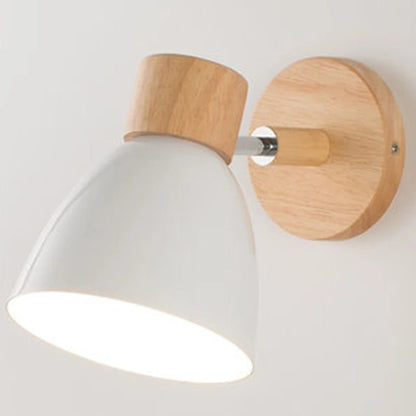 EUTER™ Wood Wall Lamp – Nordic Sconce Light with Pull Switch - 