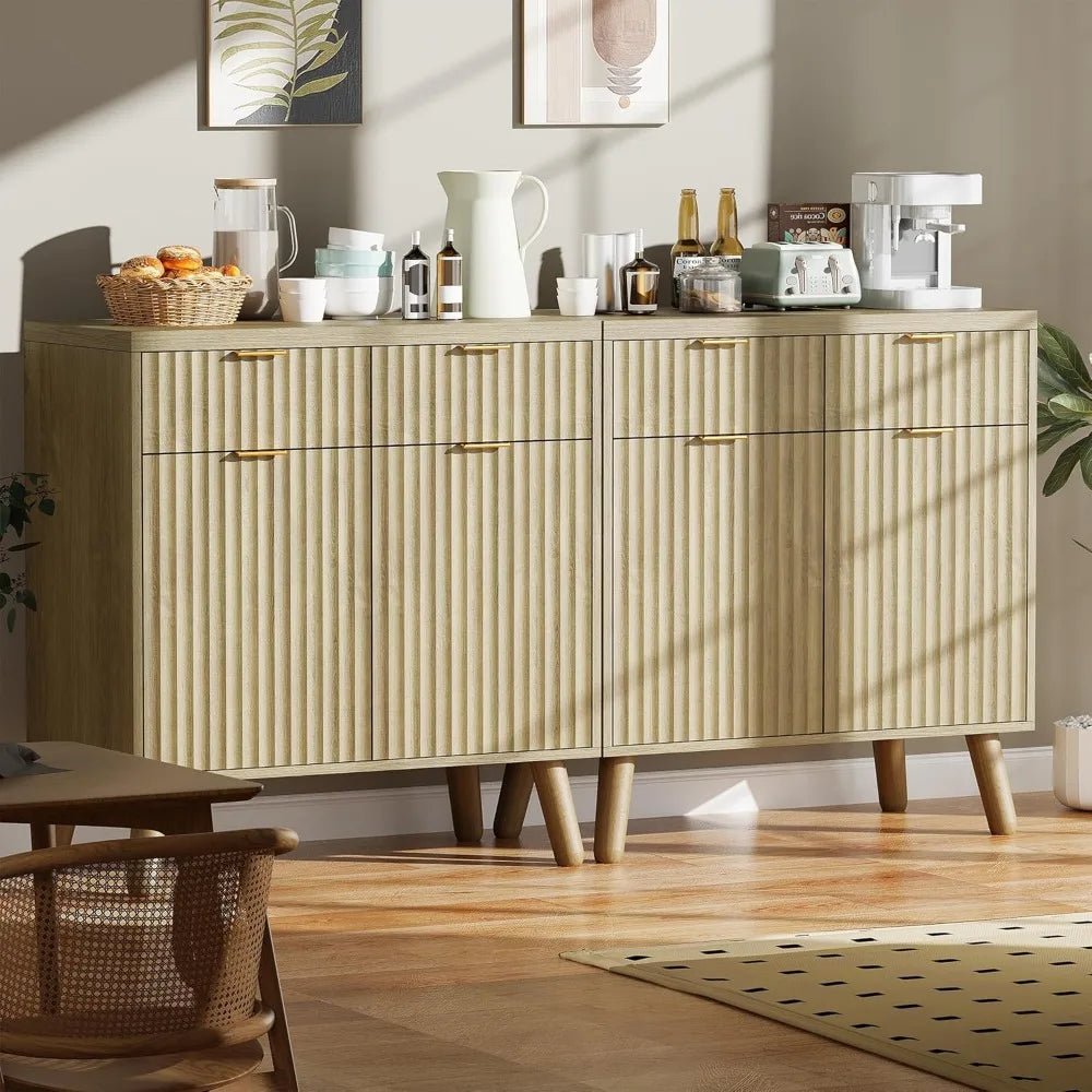 Fluted storage sideboard FLUTO™ - 
