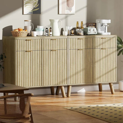 Fluted storage sideboard FLUTO™ - 