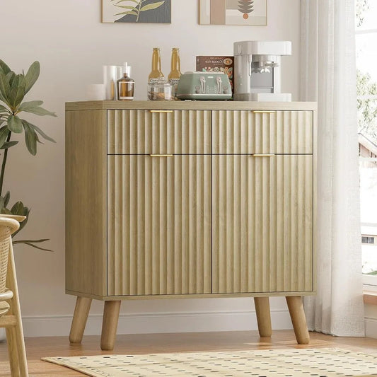Fluted storage sideboard FLUTO™ - 