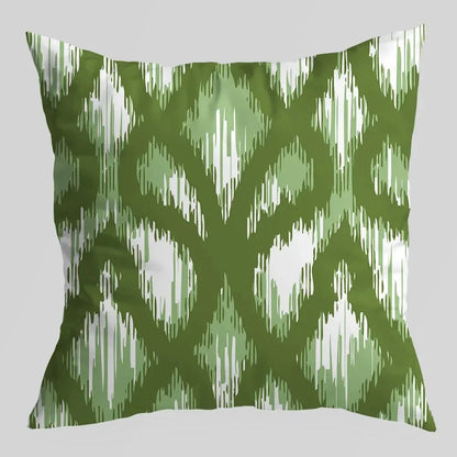 GREENLINE™ Pillow Cover – Cotton Cushion Case with Geometric Print - 