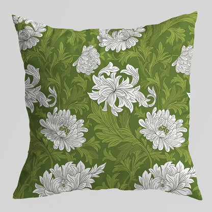 GREENLINE™ Pillow Cover – Cotton Cushion Case with Geometric Print - 