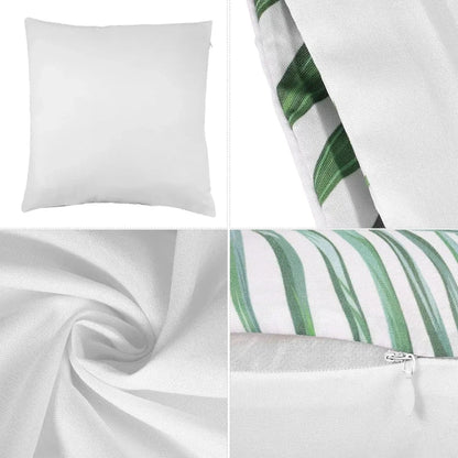 GREENLINE™ Pillow Cover – Cotton Cushion Case with Geometric Print - 