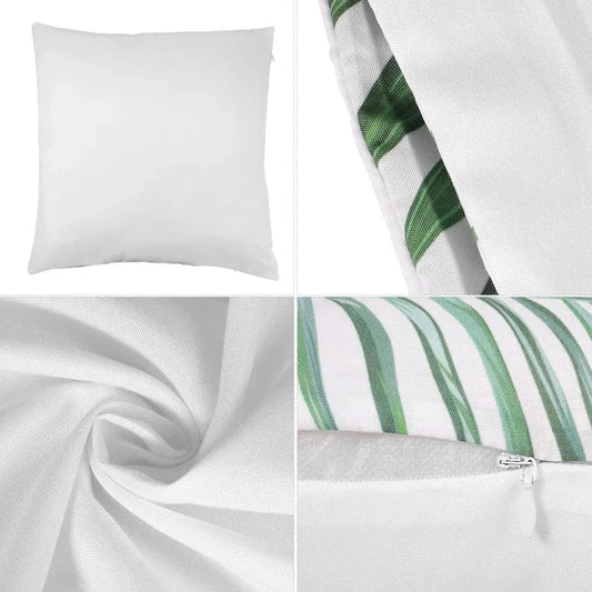 GREENLINE™ Pillow Cover – Cotton Cushion Case with Geometric Print - 