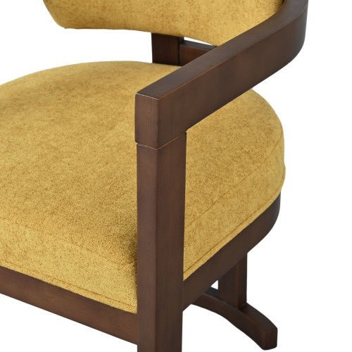 Indoor Upholstered Wood Dining Chair Set Of 2 - 