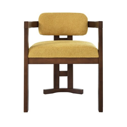Indoor Upholstered Wood Dining Chair Set Of 2 - 