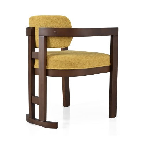 Indoor Upholstered Wood Dining Chair Set Of 2 - 