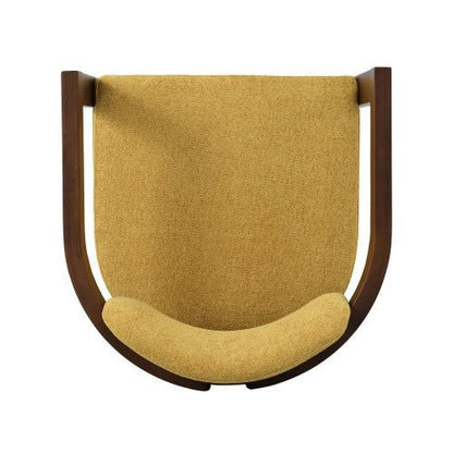 Indoor Upholstered Wood Dining Chair Set Of 2 - 