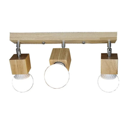 KERNER™ Wooden Ceiling Light – Adjustable Japandi Fixture - 