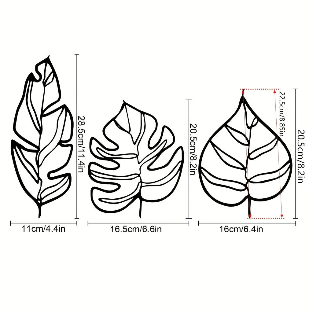 LATIFOIL™ Botanical Print – Elegant Leaf Wall Art Poster - 