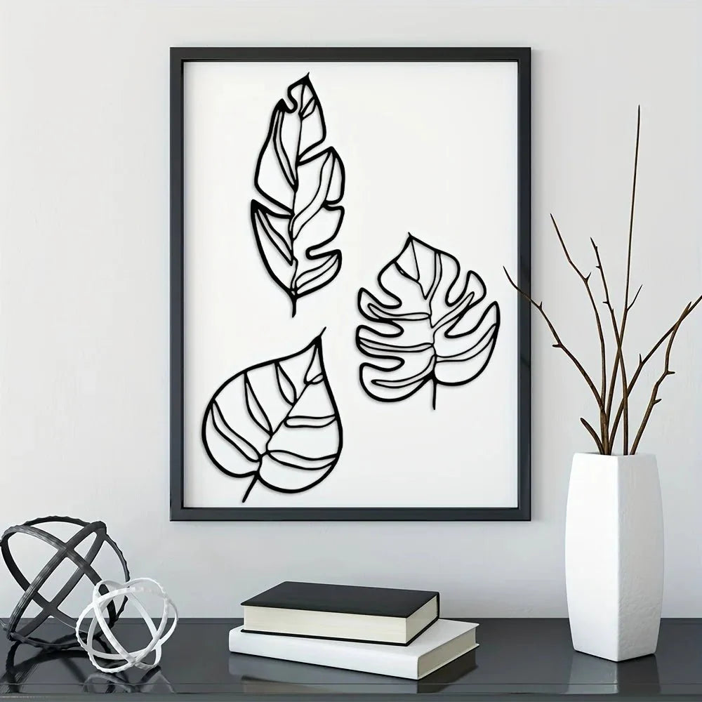 LATIFOIL™ Botanical Print – Elegant Leaf Wall Art Poster - 