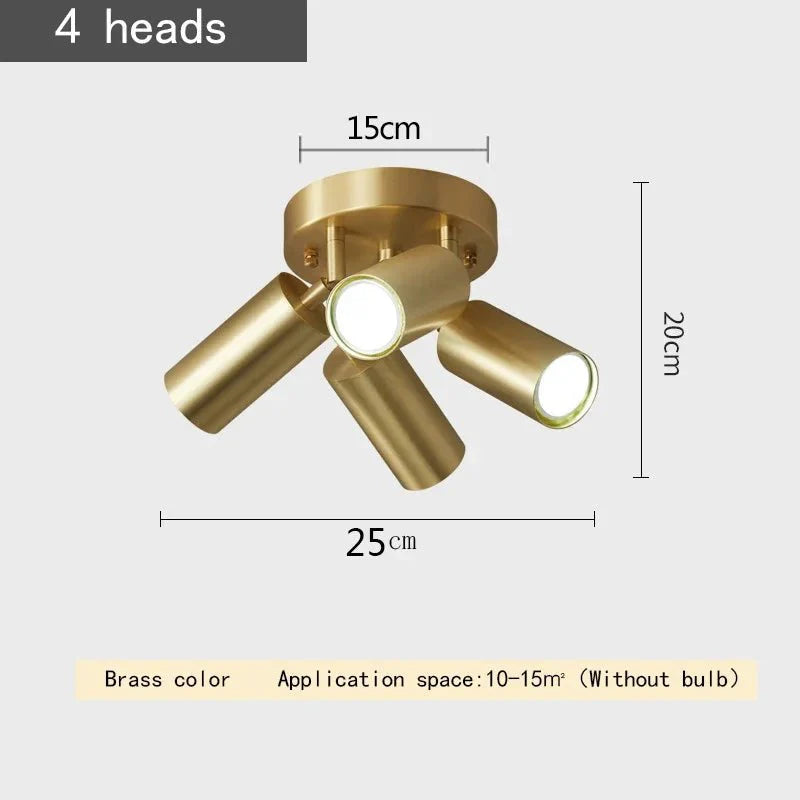 MANIGOLDO™ LED Ceiling Light – Adjustable Multi - Head Fixture - 