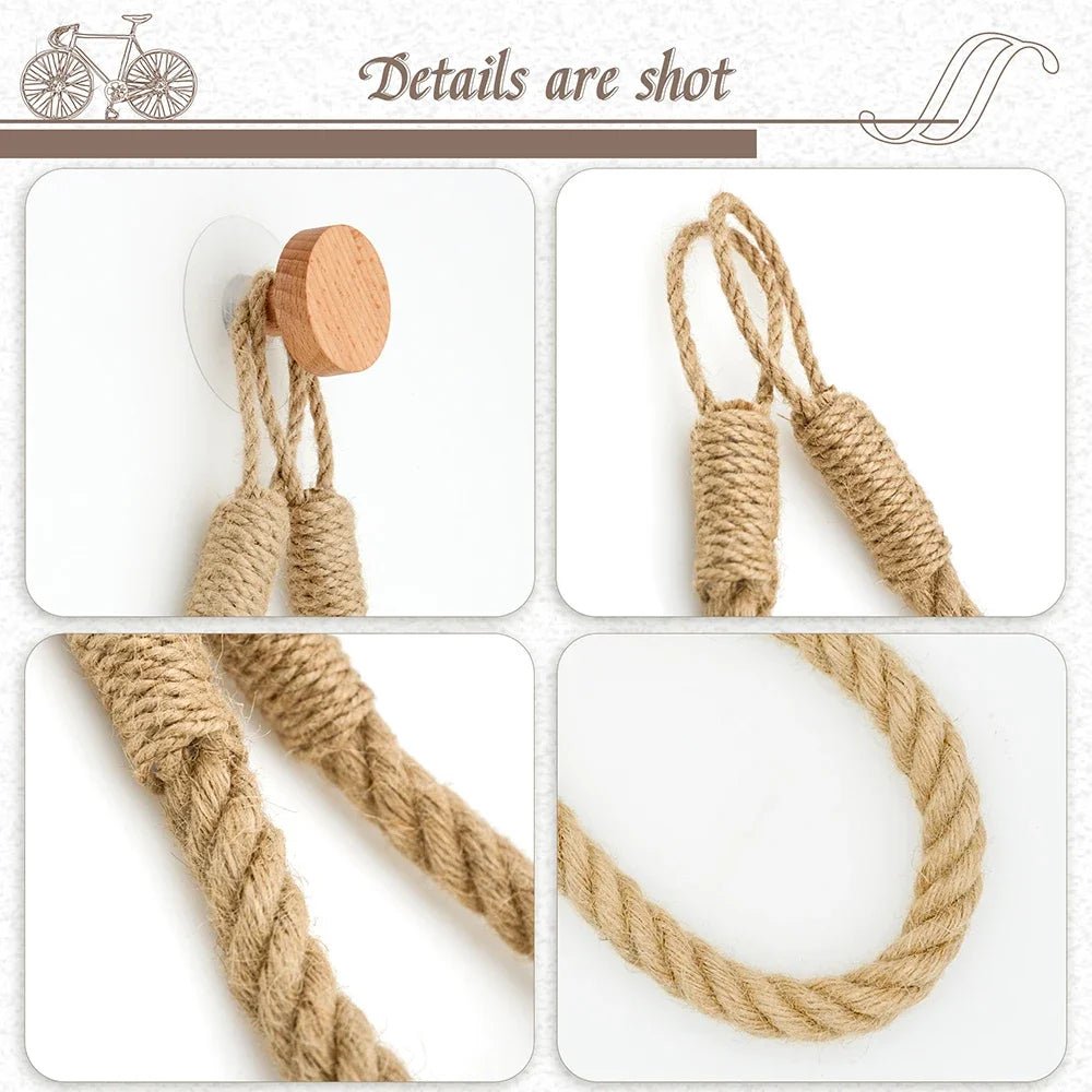 MARINA™ Rope Holder – Hemp Toilet Paper Hanger for Natural Decor - 
