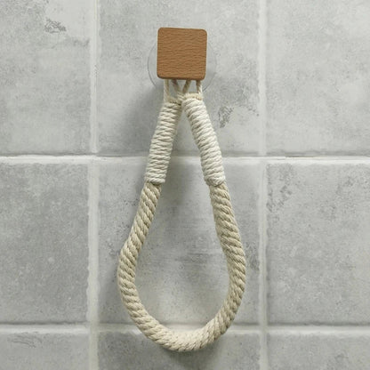 MARINA™ Rope Holder – Hemp Toilet Paper Hanger for Natural Decor - 