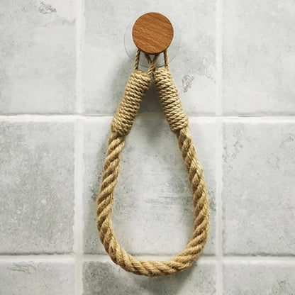 MARINA™ Rope Holder – Hemp Toilet Paper Hanger for Natural Decor - 