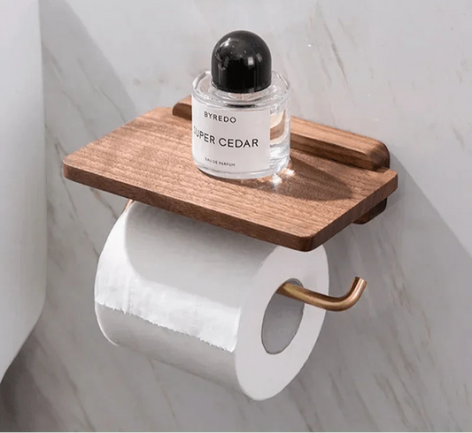 NKOT™ Toilet Paper Holder – Wall - Mounted Modern Dispenser - 