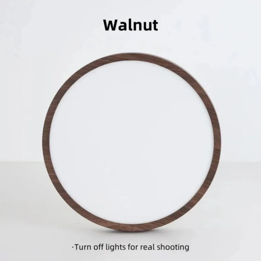 PARAKS™ Ultra•Thin LED Ceiling Light – Wood Finish - 