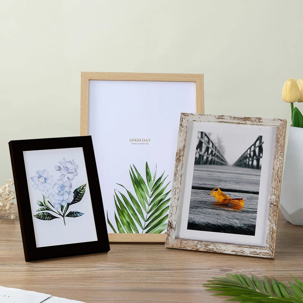 PARPON™ Rustic Wood Photo Frame – Minimal Modern Decor | AURÈA HOME - 