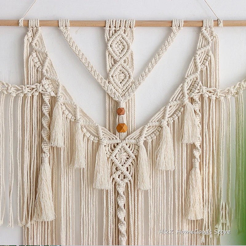 PERSO™ Macrame Wall Hanging – Handwoven Boho Tapestry - 