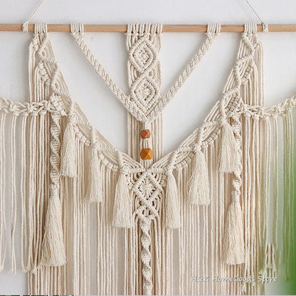PERSO™ Macrame Wall Hanging – Handwoven Boho Tapestry - 