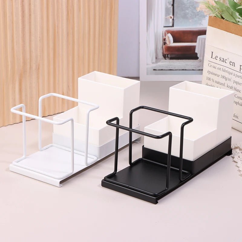 PITOU™ Coffee Organizer – Minimal Caddy for Cups & Condiments - 