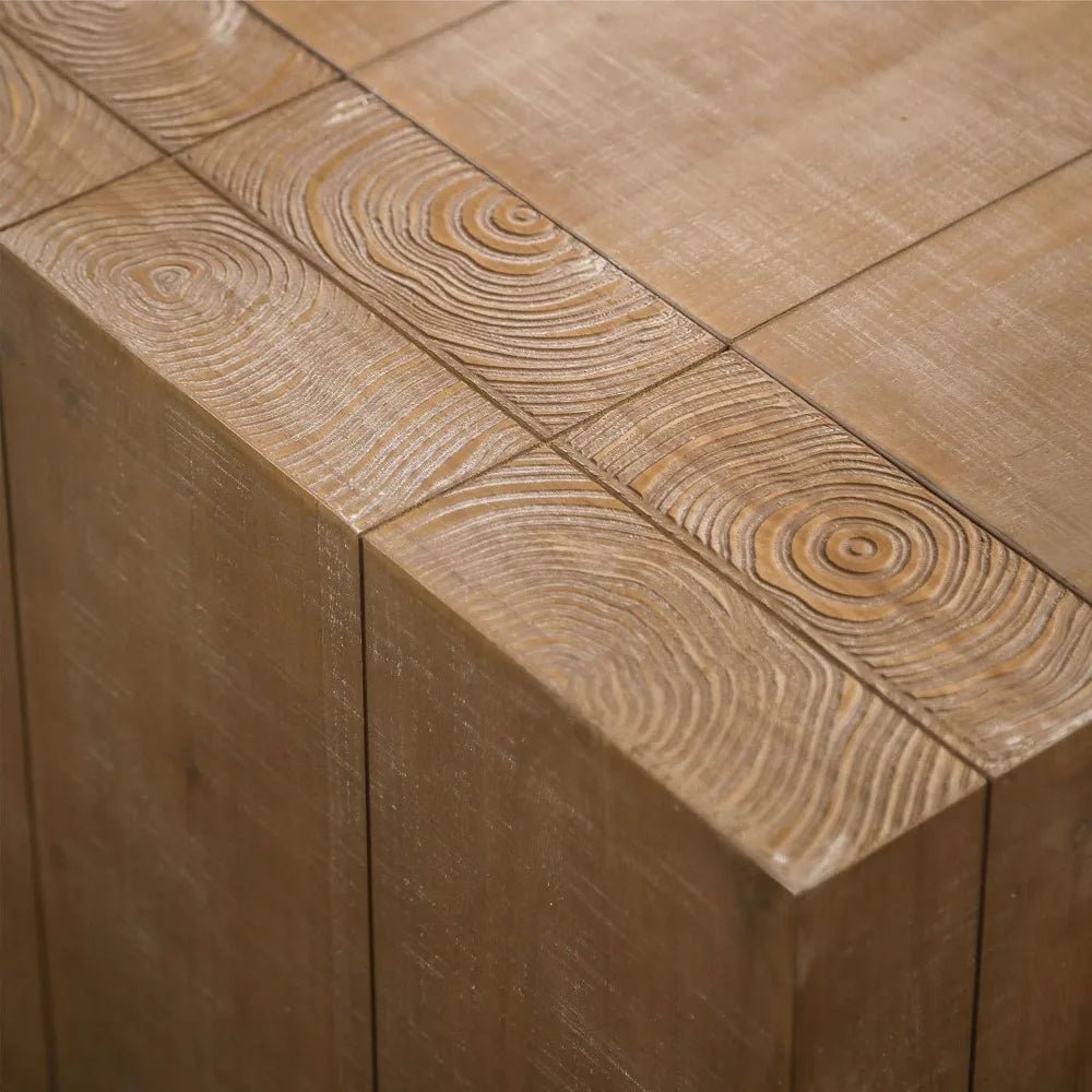 Rectangular coffee table RIGA™ – Natural wood with clean lines - 