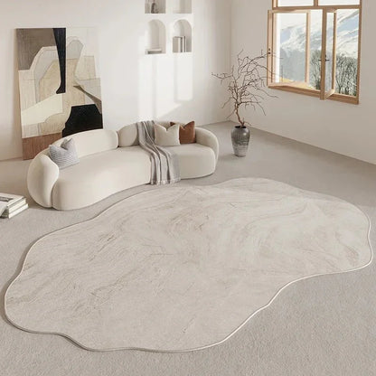 RUGNAT™ Modern Area Rug – Neutral Soft Carpet for Living Room - 