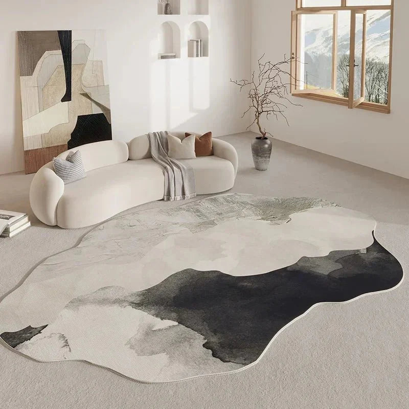 RUGNAT™ Modern Area Rug – Neutral Soft Carpet for Living Room - 